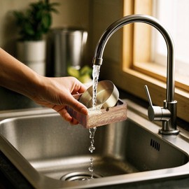 Elegant Walnut Wooden Stylish Ashtray With Lid, With Stainless Steel Lining, Windproof, Durable and Easy to Clean Ashtray, Suitable for Indoor or Outdoor, Patio, Home and Office