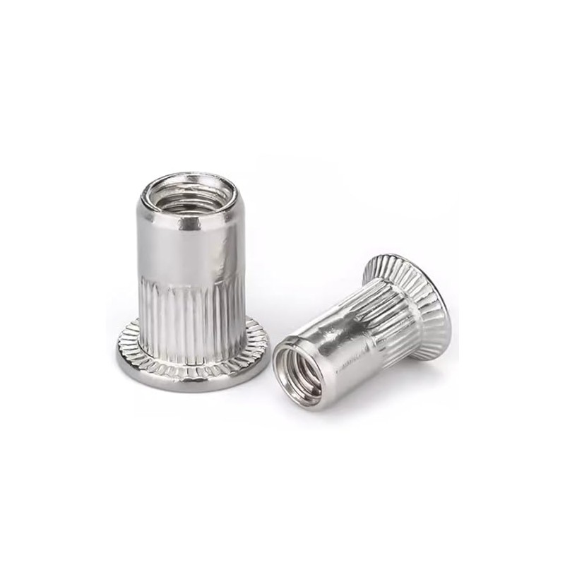 Instockbolts 5/16"-18 Stainless Rivet Nuts, 304 Stainless Steel Threaded Insert