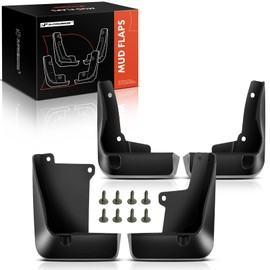 A-Premium Juego de 4 guardabarros con herrajes compatibles con Toyota Camry (para Hybrid LE/XLE, L), 2018-2022, Sedán, delantero y trasero (lado del conductor y del pasajero)