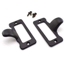 Antique Label Holder Pull Handle, OZXNO 10-Pack Vintage Black Zinc Alloy Tag Frame Pull Handles Name Card Slots for Drawer Cabinet Shelf Dresser Toolcase