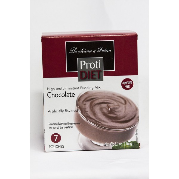 Protidiet Chocolate Flavor High Protein Instant Pudding Mix (7 -