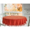Sapphire Collection Traditional Large Cotton Chenille Table Covers Tablecloth Non