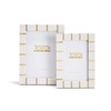 TOZAI Lines Set of 2 Brass Lines Photo Frames Includes
