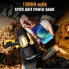 Rechargeable Spotlight, 99000 Lumens Super Bright Led Spotlights Flashlight with
