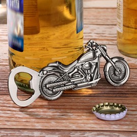 LKKCHER Motorcycle Bottle Opener, Birthday Gift for Him Dad, Motorcycle Gifts for Men, Valentine's Day, Father's Day Gift, Birthday Gift for Men, Dad, Father