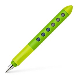Szkolne pióro wieczne Scribolino dla leworecznych jasnozielone