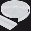 Pushglossy 28 ft Vinyl Sliding Screen Door Bug Seal Strip