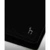 Hazzys (대구신세계)블랙 로고패턴 소가죽 반지갑 HJWA5E831BK Black Logo Pattern Cowhide