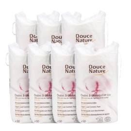 Doosnatur 100% organic cotton cleansing cotton pads 50 sheets x 7 / 두스나뚜르 유기농 순면 100% 클렌징용 화장솜 50매 x7개