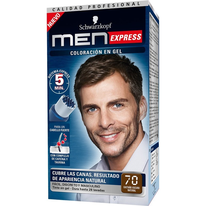 Men Express Tinte para Cabello 70 Est, 40 ml, color