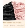 YANIBEST Double Layer Satin Bonnet Silk Bonnet for Sleeping Adjustable