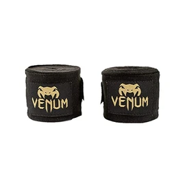 Venum, Kontact Boxing Hand Wraps, Men's, 4.5m, Black/Gold