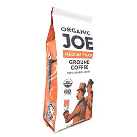 Trader J's Organic Joe Medium Roast Ground Coffee 100% Arabica Coffee - Pack of 1