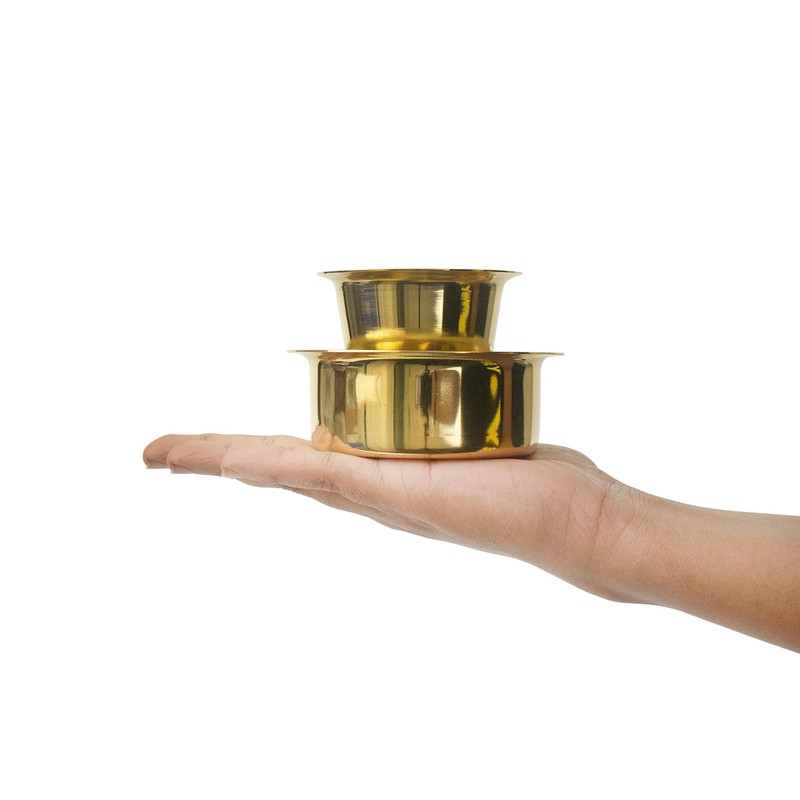 Spillbox South Indian Brass Coffee Cup and Dabra 120ML |