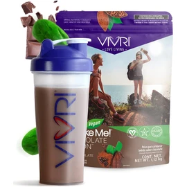 Vegan Shake Me!  – Alimento en Polvo Vegano Sabor Chocolate Fusión | 20 Porciones | 45 Nutrientes Esenciales | 23 Vitaminas y Minerales | 22 g de Proteína