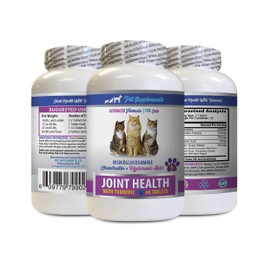 Joint Supplements Cats - CAT Turmeric for Joint Health - Advanced Joint Support - Vitamin c for Cats - 1 Bottle (60 Tablets)