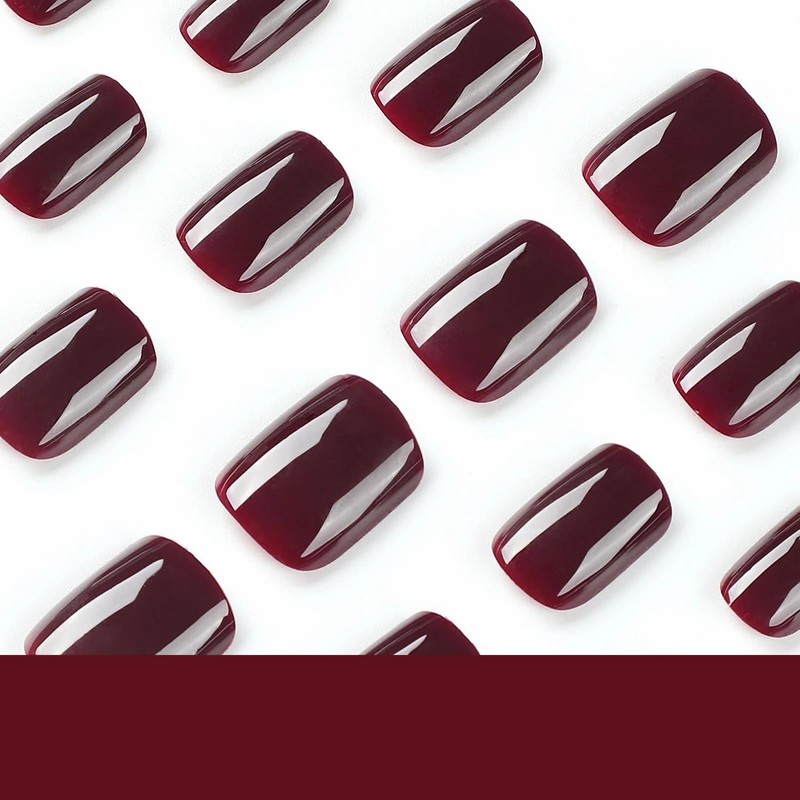 MISUD Press on Nails - Short Square Glue on Nails