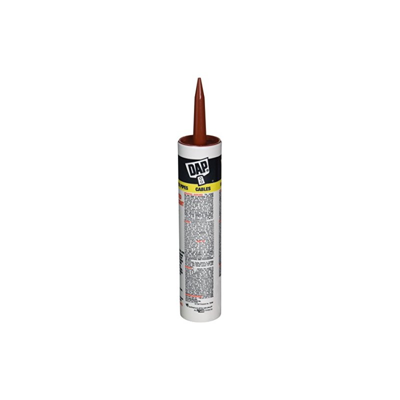 DAP Blockade Fire-Rated High-Performance Intumescent Acrylic Sealant, 10.1 Oz, Red
