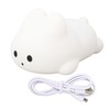 Cute Rabbit Night Light High Sensitivity Bunny Lamp Silicone Dimmable