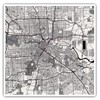 Square Stickers (Set of 2) 10cm - Houston Urban Street