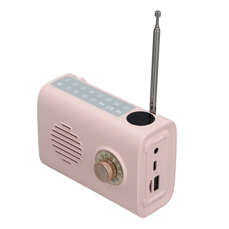 Miniature Bluetooth Speaker Portable Bluetooth Radio Solar Powered Wireless Speakers