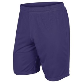 CHAMPRO Boys' Dynamic Tricot Mesh Shorts, Purple, X-Large
