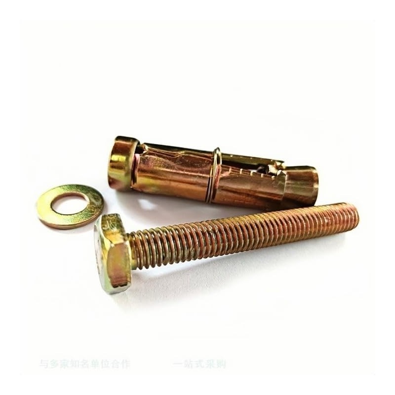 Heavy Duty Expansion Bolts, M6 x 50mm, 12-Pack, Sleeve Anchors