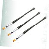 Baluue 3pcs Nail Art Brush Flat Uv for Fine Detailing
