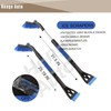 Henge Auto Ice Scrapers for Car Windshield Snow Brush 360