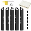 SENDUO 1/4" Indexable Carbide Turning Inserts Holder Set for Machining