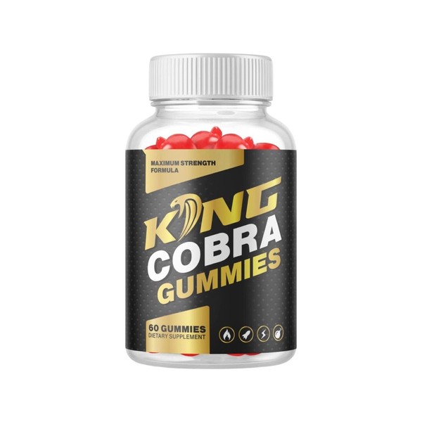 Cobra King Cobra Gummies for Men, KingCobra Gummies Natural Formula-60