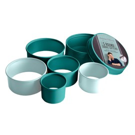 Jamie Oliver JB3830 Cookie Cutter, Steel Atlantic Green