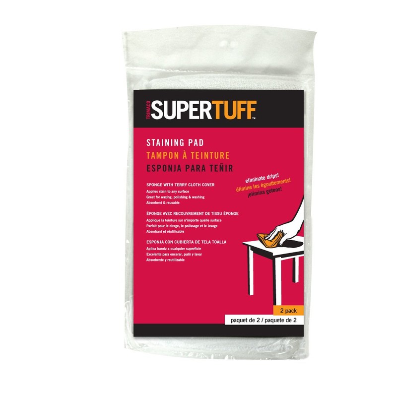 Trimaco 10102 SuperTuff Sponge, 2 Pack Staining Pad