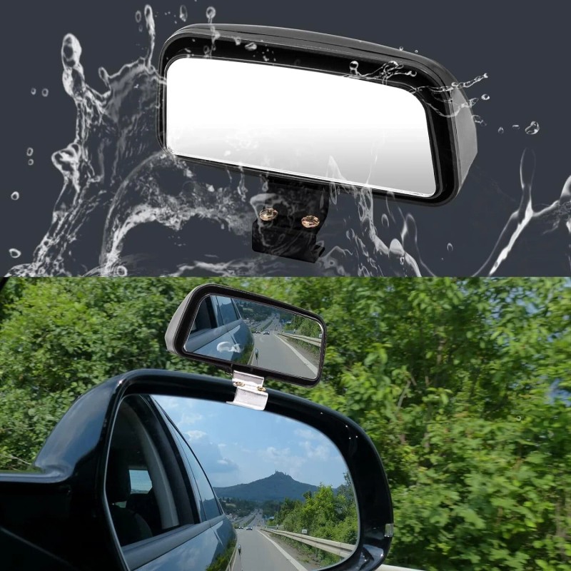 ACP Blind Spot Mirror Auto 360° Wide Angle Adjustable Rear
