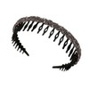 Headband Women No Pain Headband Tooth Full Diamond Flocking Headband