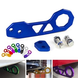 Car Tow Hook, Universal Tow Hook Made of Aluminium Alloy Rope Racing Tow Hook Towing Eye Tow Hook Towing Hitch for Car Trailer Accessories