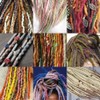 12 Pcs 100% Natural Homemade Hair Wool Dreadlocks 43 Inch