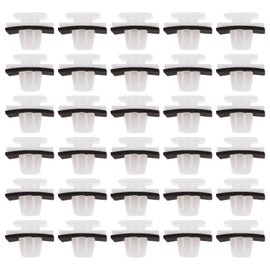 eMagTech 30-Piece Decorative Clips for Lower Door Mounting of Side Skirts 75315S9A004 Compatible with Honda CRV