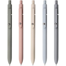 Slzhds 5 Pcs Bolígrafos de Gel Punto Fino 0,5 mm - Tinta de Escritura Suave Con Bola