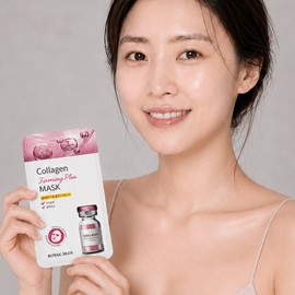 Royal Skin Collagen Firming Plus Mask (10 sheets) Skin barrier strengthening quick-drying ampoule mask pack / 로얄스킨 콜라겐 퍼밍 플러스 마스크 (10매) 피부장벽강화 속건조 앰플마스크팩