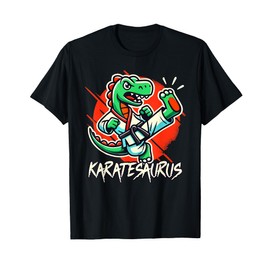 Karate Dinosaur, Karate per Bambini, Karatesaurus, Arti Marziali Maglietta
