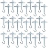 NAMYEUT 30 PCS M5 Plasterboard Ceiling Hook, Carbon Steel Wing
