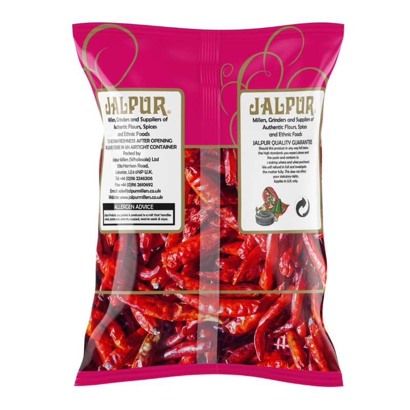 100g | PURE WHOLE DRIED KASHMIRI CHILLIES