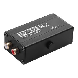 CERRXIAN RCA Ground Loop Noise Isolator,Hum Eliminator,RCA 2 Channel Passive Isolation Transformer,Noise Filter Canceller Eliminates Ground-Loop Hum for Studio, Home or Stage Use