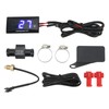 Motorcycle Water Temperature Gauge, Universal Motorcycle DC12V LCD Screen Slim