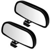 Esreake 2PCS Large 5.7" Adjustable Mounted Blind Spot Mirror Fix