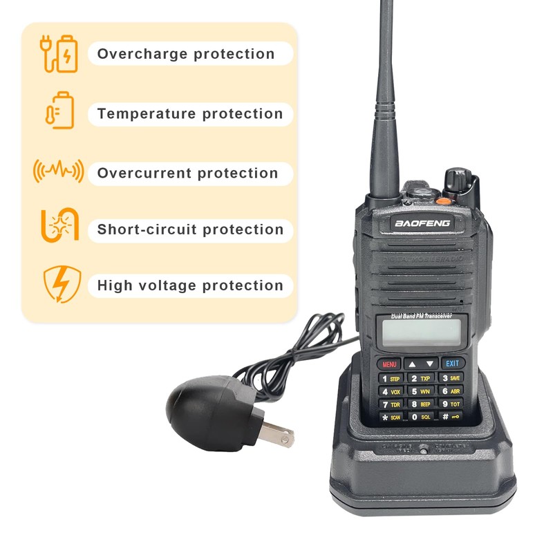 BAOFENG Battery Charger Base with US Adapter for BAOFENG Waterproof