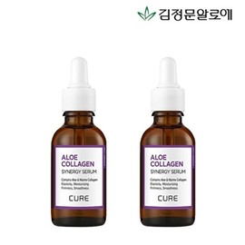 Kim Jeongmun Aloe 김정문알로에 김정문알로에 큐어 콜라겐 세럼 2개 Kim Jeong-mun Aloe Kim Jeong-mun Aloe Cure Collagen Serum 2 Pieces