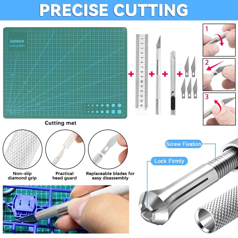 QLOUNI Model Making Tool Set Gundam Modeler Basic Tools Professional