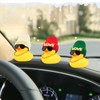 wonuu Car Dashboard Rubber Ducks Christmas Decorations, Christmas Eve Rubber